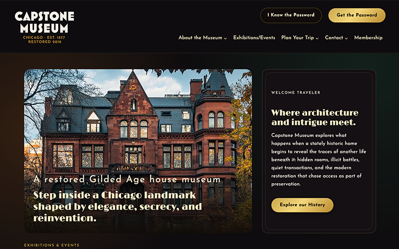 Screenshot of Capstone Museum